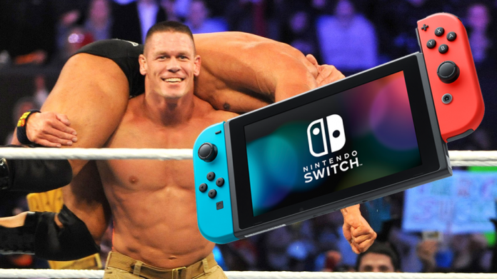 Veja o famoso lutador John Cena testando o Nintendo Switch!
