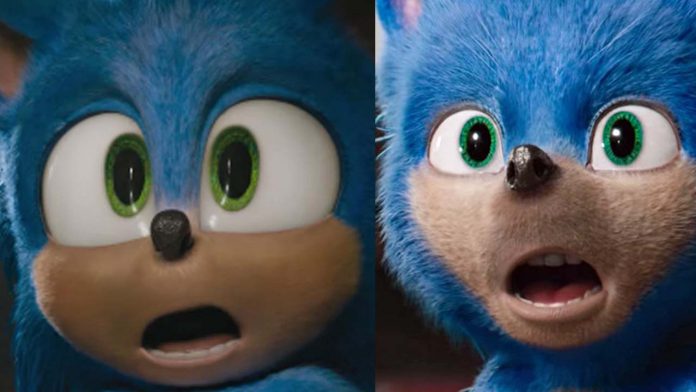 Filme do Sonic - Depois e Antes