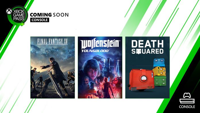 Final Fantasy XV, Wolfeinstein Young Blood e Death Squared