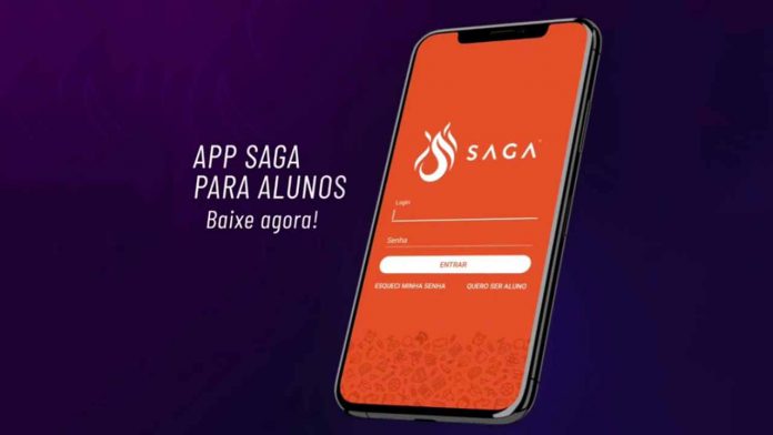 App da SAGA para alunos
