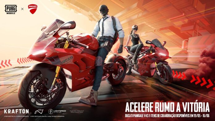 Motos da Ducati chegam ao PUBG MOBILE