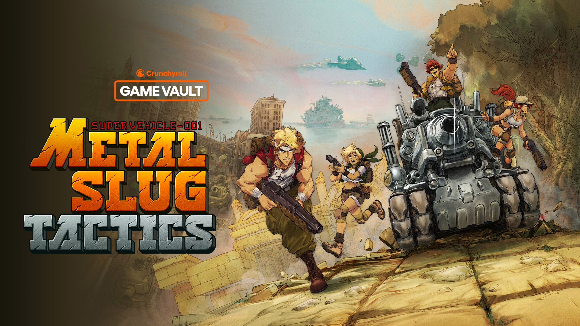 Metal Slug Tatics chega para mobile exclusivamente no Crunchyroll Game Vault