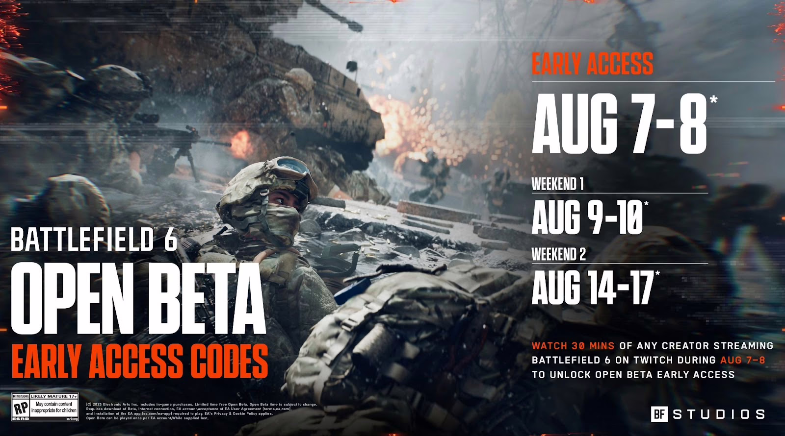 Battlefield 6 Apresenta o Trailer do Beta Aberto | Assista às Transmissões Ao Vivo Entre 7 e 8 de Agosto Para Desbloquear o Acesso Antecipado