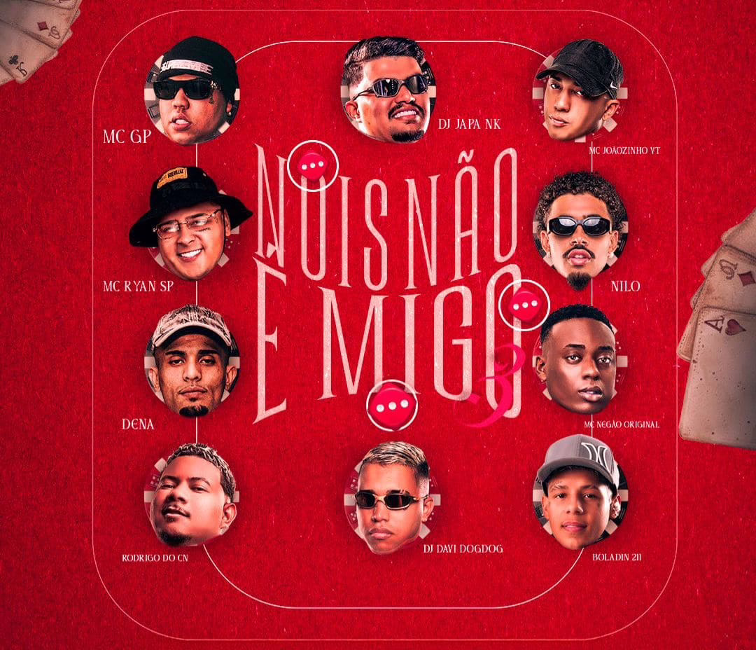 MC Ryan SP reúne nomes de peso no lançamento do terceiro volume do projeto “Nois Não é Migo” 