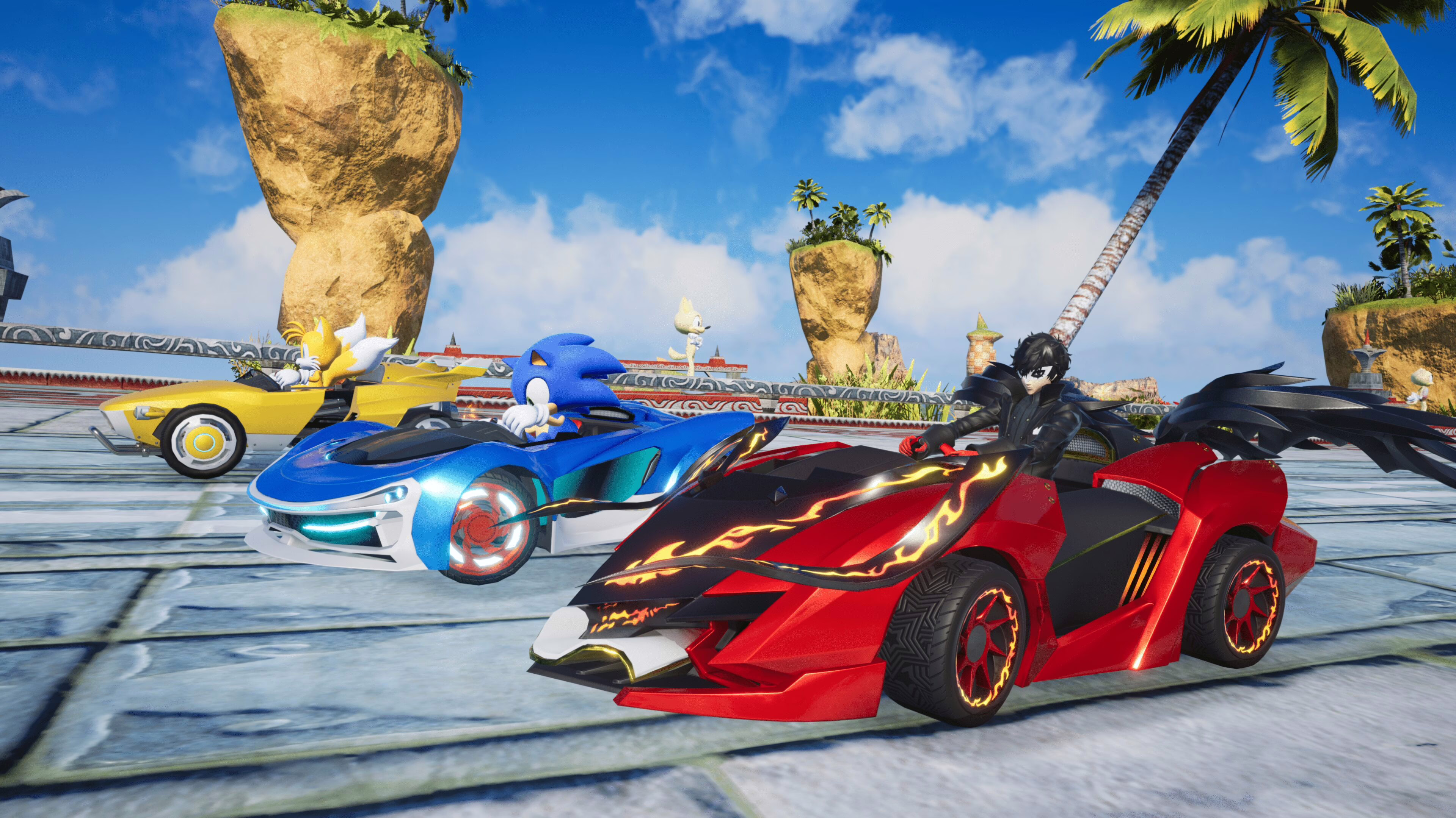 Conteúdo gratuito do Curinga já disponível em Sonic Racing: CrossWorlds