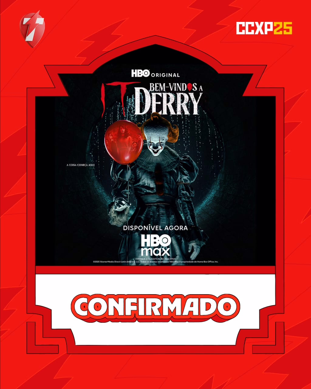 CCXP25 | HBO MAX anuncia painel exclusivo de ‘IT: BEM-VINDOS A DERRY’